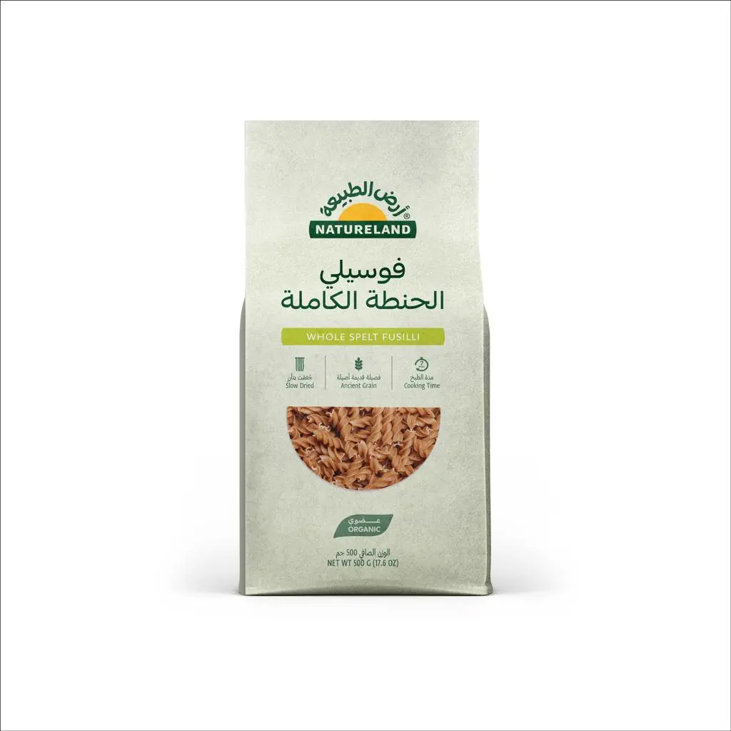 مكرونة بالحنطة الكاملة فوسيلي